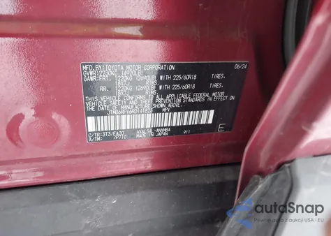 2024 Toyota Rav4 Hybrid Xle Premium from USA, damaged, VIN JTMB6RFV6RD141823